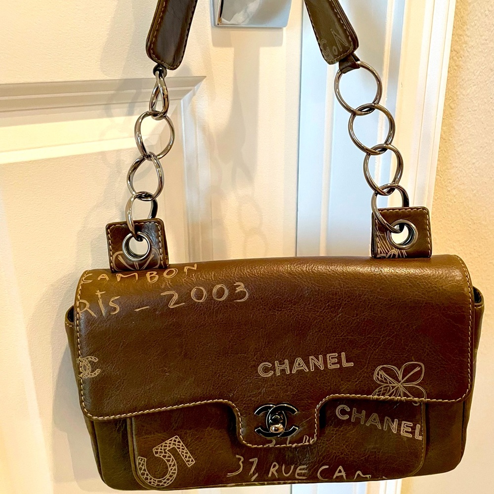 Chanel Mademoiselle Graffiti Flap coco handbag